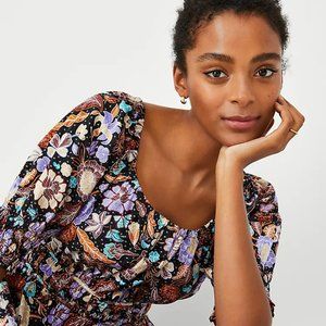 NWT Batik Midi Flare Dress, sz 6